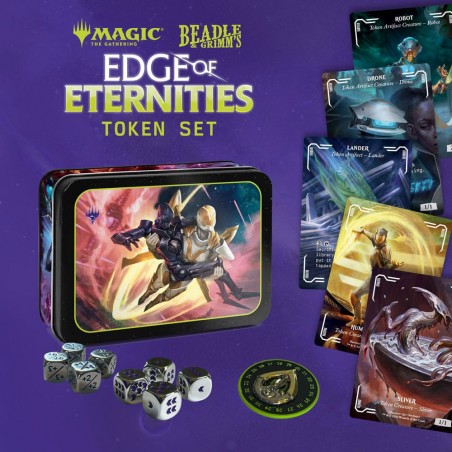 MAGIC THE GATHERING EDGE OF ETERNITIES DICE AND TOKEN SET