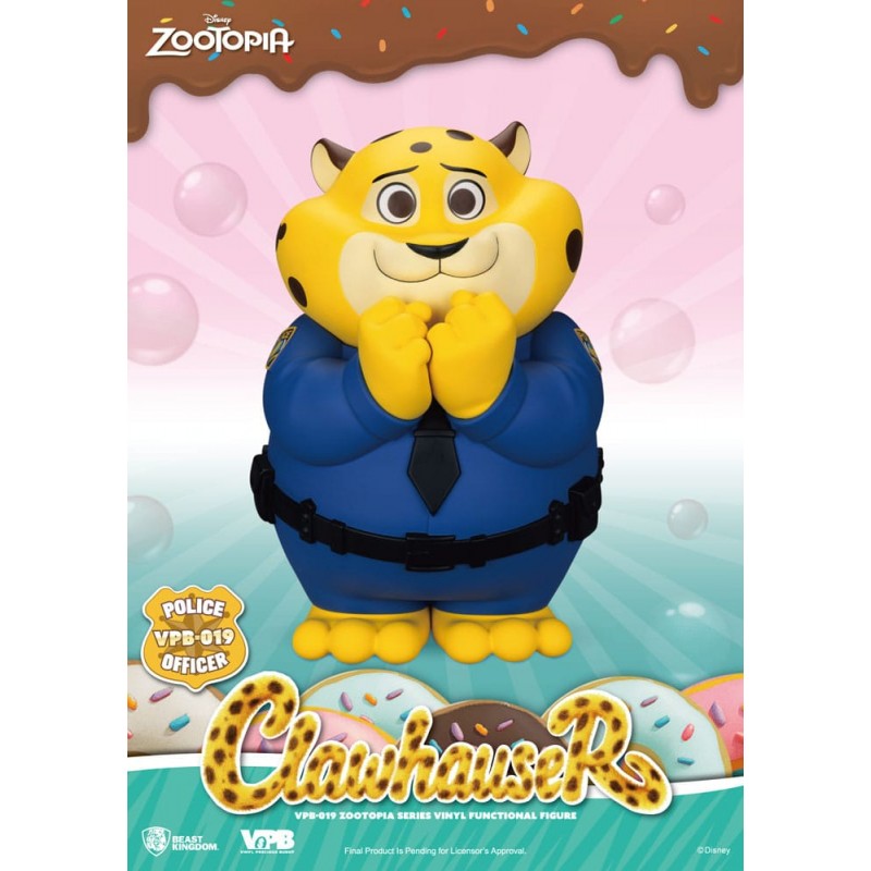 DISNEY ZOOTOPIA CLAWHAUSER LARGE VINYL PIGGY BANK VPB-019 STATUA FIGURE 40CM SALVADANAIO BEAST KINGDOM