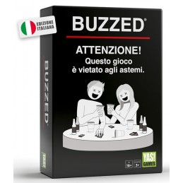 YAS! GAMES BUZZED ATTENZIONE! QUESTO GIOCO E' VIETATO AGLI ASTEMI ITALIAN BOARDGAME