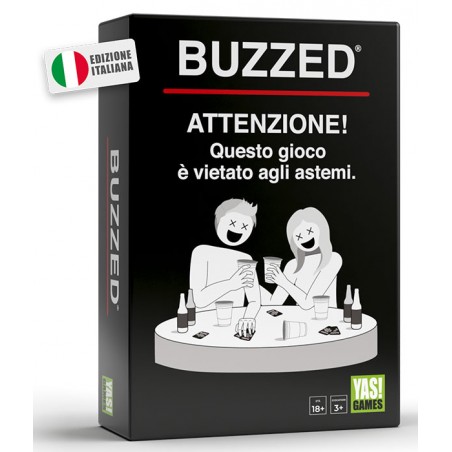 BUZZED ATTENZIONE! QUESTO GIOCO E' VIETATO AGLI ASTEMI ITALIAN BOARDGAME