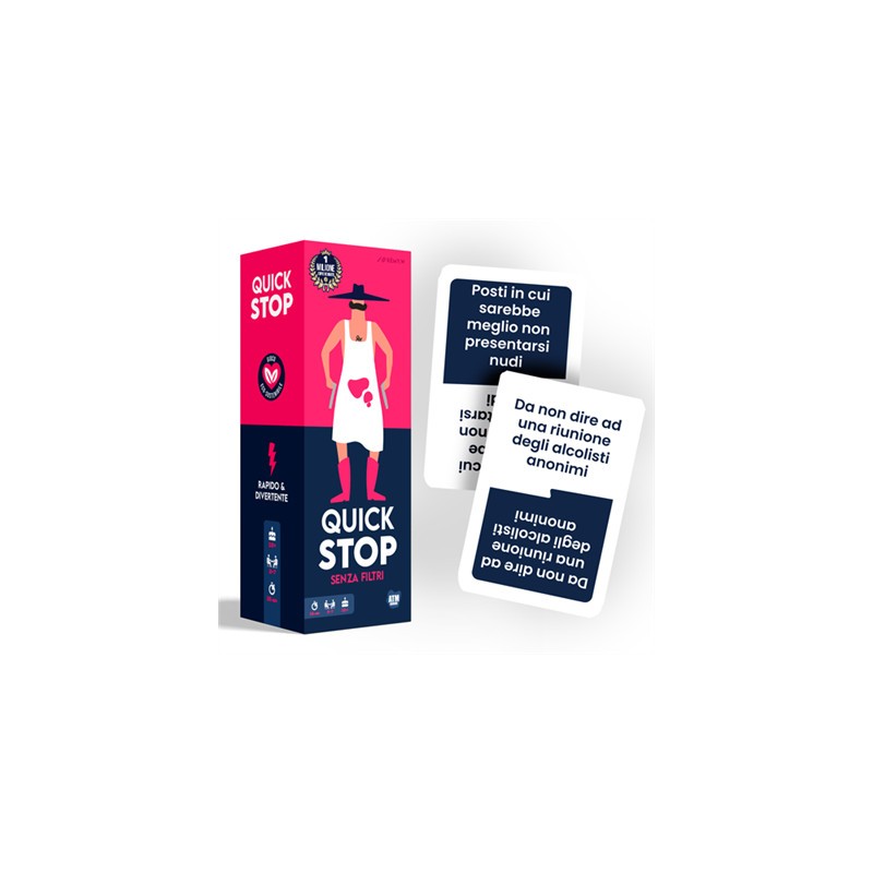 ASMODEE QUICKSTOP SENZA FILTRI BOARDGAME ITALIAN