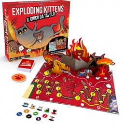 ASMODEE EXPLODING KITTENS THE BOARDGAME ITALIAN EDITION