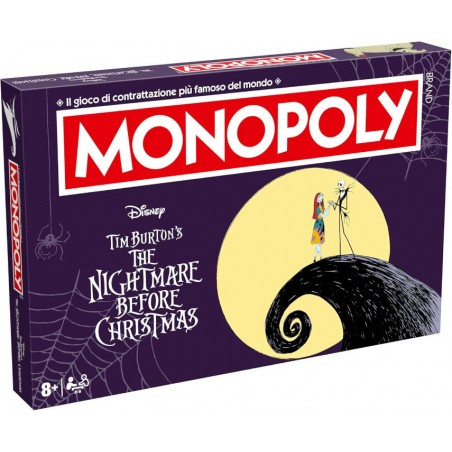 MONOPOLY THE NIGHTMARE BEFORE CHRISTMAS ITALIAN EDITION