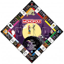WINNING MOVES MONOPOLY THE NIGHTMARE BEFORE CHRISTMAS ITALIAN EDITION