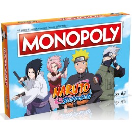 WINNING MOVES MONOPOLY NARUTO SHIPPUDEN ITALIAN EDITION