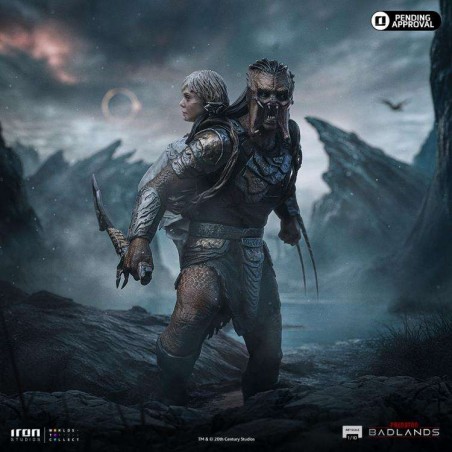 PREDATOR BADLANDS DECK AND THIA ART SCALE 1/10 STATUA FIGURE