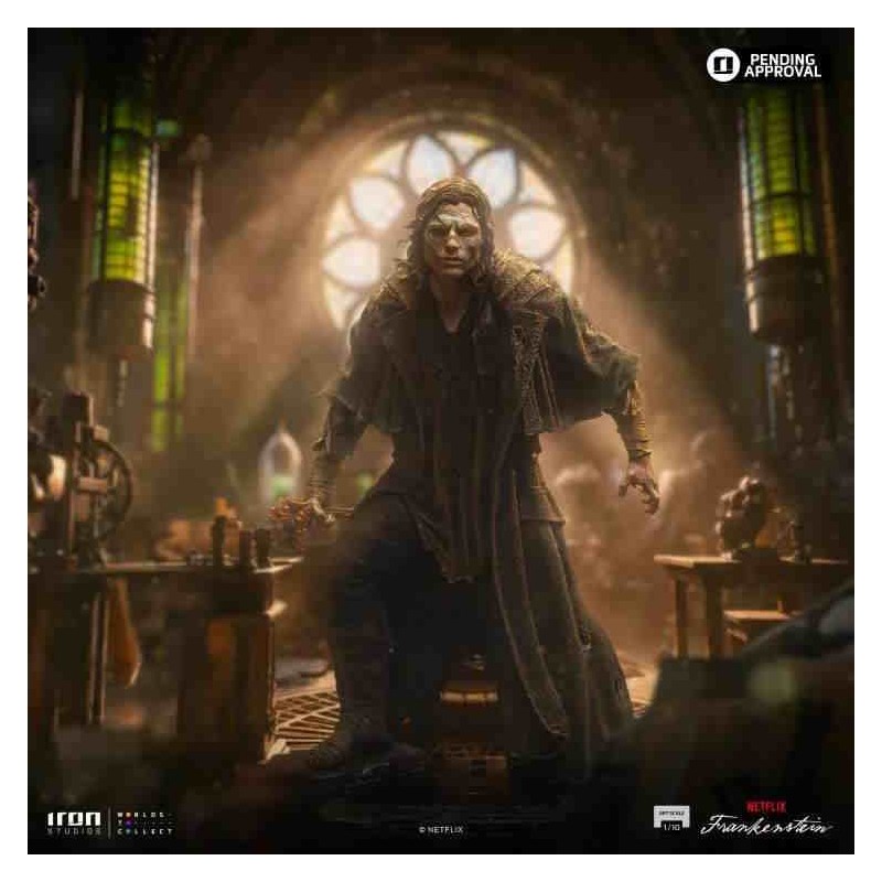 IRON STUDIOS FRANKENSTEIN GUILLERMO DEL TORO MONSTER 1/10 DIORAMA
