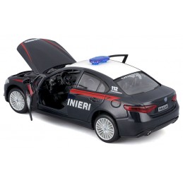 BBURAGO ALFA ROMEO GIULIA CARABINIERI DIE CAST METAL 1/24 MODEL KIT MODEL REPLICA