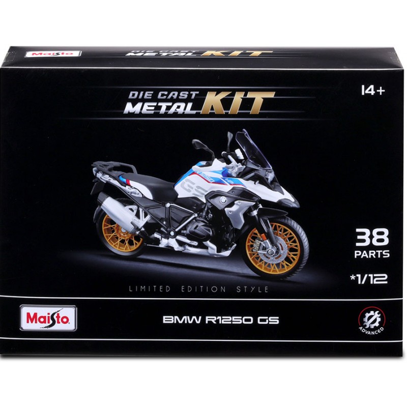 MAISTO BMW R1250 GS DIE CAST METAL 1/12 MODEL KIT MODEL REPLICA
