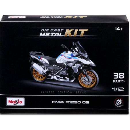 MAISTO BMW R1250 GS DIE CAST METAL 1/12 MODEL KIT MODEL REPLICA