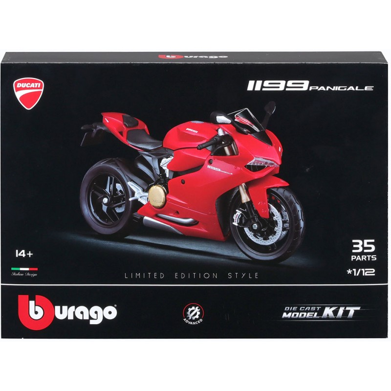 BBURAGO DUCATI 1199 PANIGALE DIE CAST METAL 1/12 MODEL KIT MODEL REPLICA