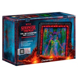 CLEMENTONI STRANGER THINGS THE METAMORPHIC ART DEMOGORGON'S HUNT 520 PIECES PUZZLE WITH LED