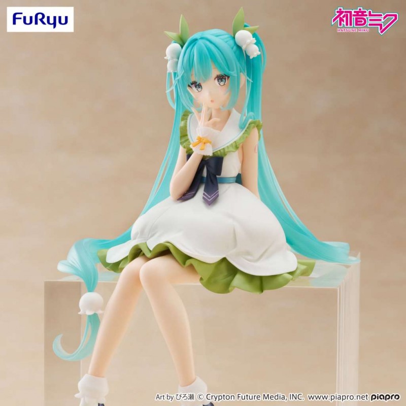 FURYU HATSUNE MIKU FLOWER FAIRY LILY OF THE VALLEY NOODLE STOPPER STATUA