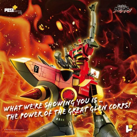 TENGEN TOPPA GURREN LAGAN POSE + METAL SERIES DAI-GURREN ACTION FIGURE