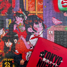 JAPAN TOUR TOKYO NIGHTS BY POLINA ALEKSEENKO 500 PIECES PUZZLE