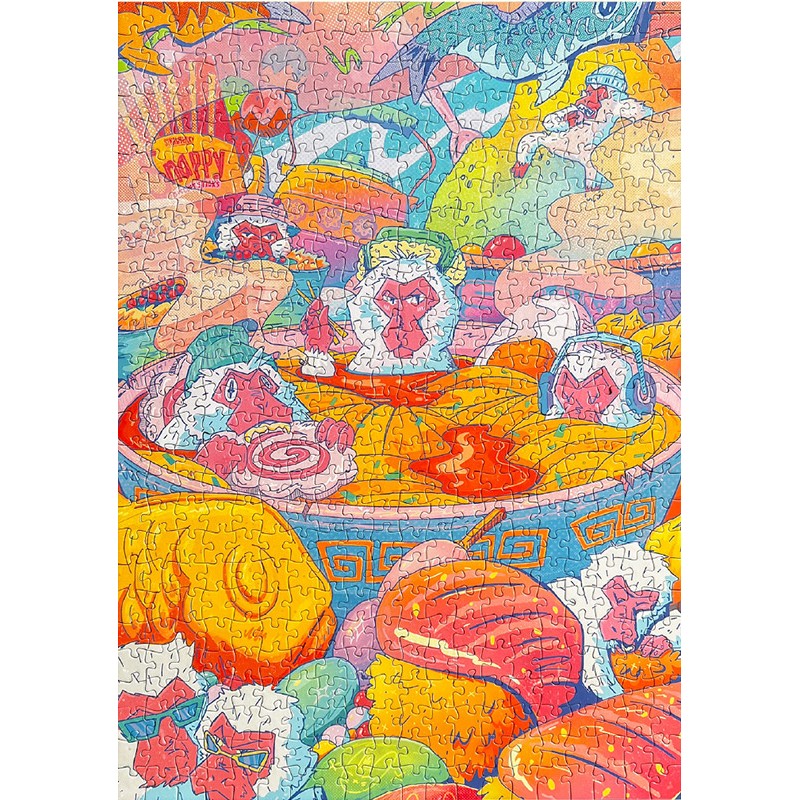 JAPAN TOUR RAMEN A JIGOKUDANI BY MANDY MATTHEWS 500 PIECES PUZZLE