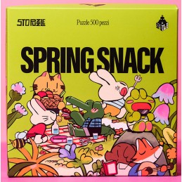 SPRING SNACK BY SMILE AGENCY 500 PIECES PUZZLE