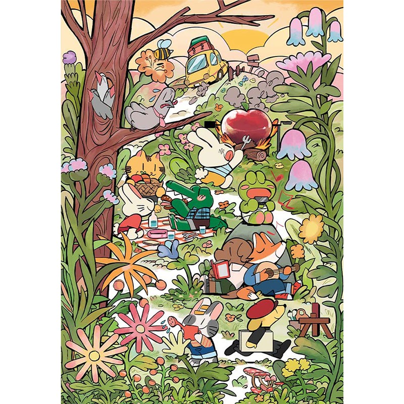 SPRING SNACK BY SMILE AGENCY 500 PEZZI PUZZLE