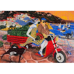 TRA I DUE GOLFI BY MARLA CRUZ 500 PIECES PUZZLE