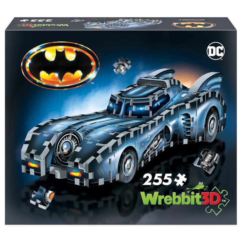 BATMAN BATMOBILE 255 PEZZI 3D PUZZLE WREBBIT