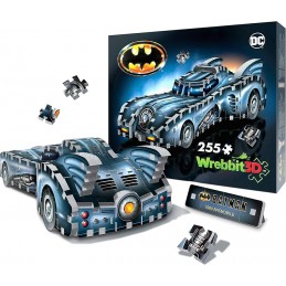 WREBBIT BATMAN BATMOBILE 255 PIECES 3D JIGSAW PUZZLE