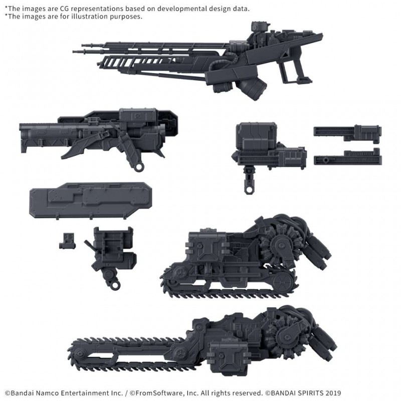 30MM OPTION PARTS SET ARMORED CORE VI FIRES OF RUBICON WEAPON SET 07 BANDAI