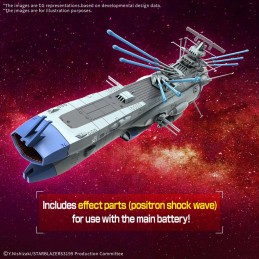 SPACE BATTLESHIP YAMATO BB-101 ARIZONA 1/1000 MODEL KIT FIGURE BANDAI