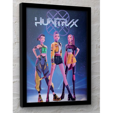 KPOP DEMON HUNTERS HUNTRIX COLLECTOR PRINT 30X40CM