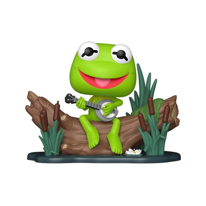 FUNKO POP! THE MUPPETS KERMIT WITH BANJO DELUXE BOBBLE HEAD KNOCKER FIGURE FUNKO