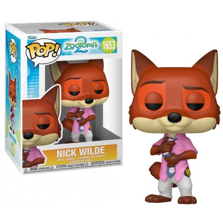 FUNKO POP! DISNEY ZOOTOPIA 2 NICK WILDE BOBBLE HEAD KNOCKER FIGURE