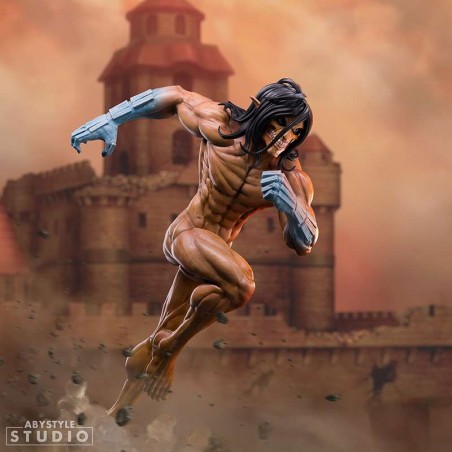 ATTACK ON TITAN EREN TITAN FORM SUPER FIGURE COLLECTION STATUE