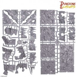 ARCHON STUDIO DUNGEONS AND LASERS ROCKY CAVE UNPAINTED SET