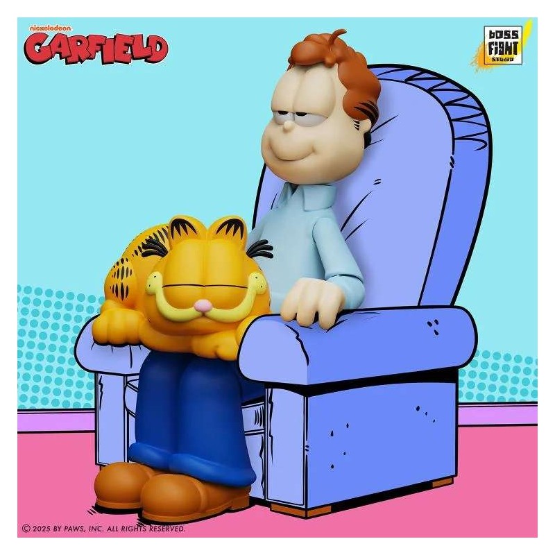 GARFIELD JON ARBUCKLE DELUXE ACTION FIGURE BOSS FIGHT STUDIO