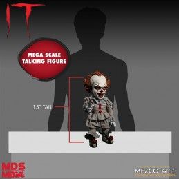 IT 2017 MEGA SCALE TALKING PENNYWISE 40 CM ACTION FIGURE MEZCO TOYS