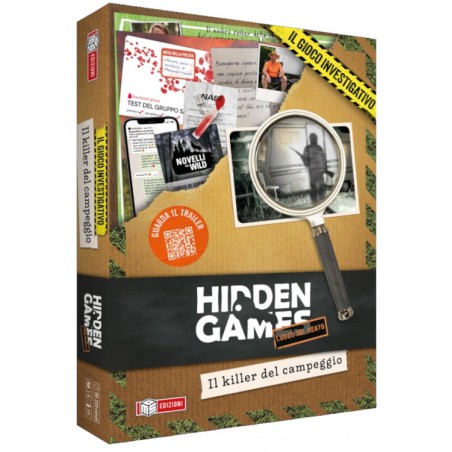 HIDDEN GAMES IL KILLER DEL CAMPEGGIO - ITALIAN BOARDGAME