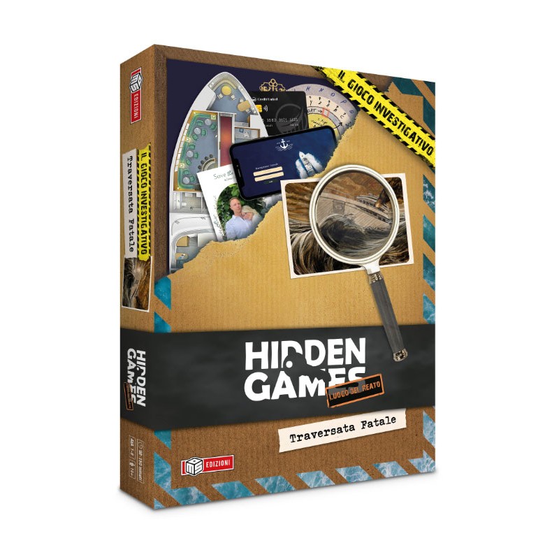 MS EDIZIONI HIDDEN GAMES TRAVERSATA FATALE - ITALIAN BOARDGAME