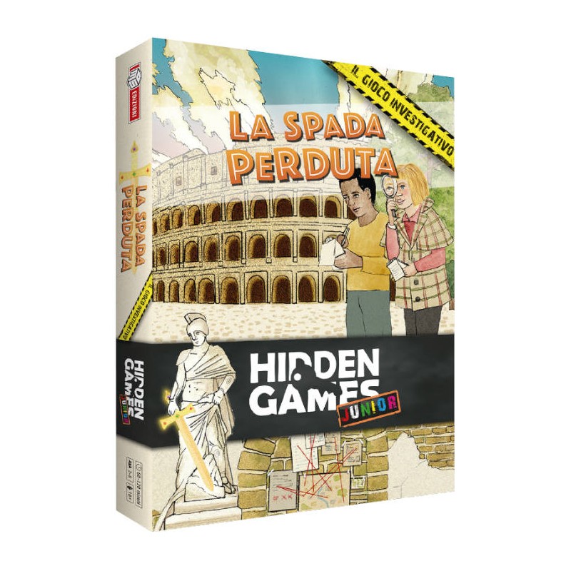 MS EDIZIONI HIDDEN GAMES JUNIOR LA SPADA PERDUTA - ITALIAN BOARDGAME