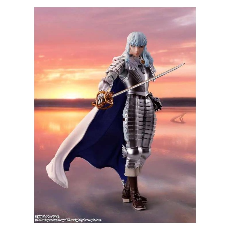 BANDAI BERSERK GRIFFITH BAND OF THE HAWK S.H. FIGUARTS SERIES PVC ACTION FIGURE