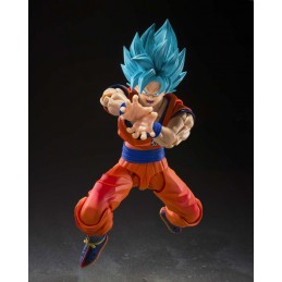 BANDAI DRAGON BALL SUPER SAIYAN GOD SON GOKU GOD BLUE POWER S.H. FIGUARTS SERIES ACTION FIGURE