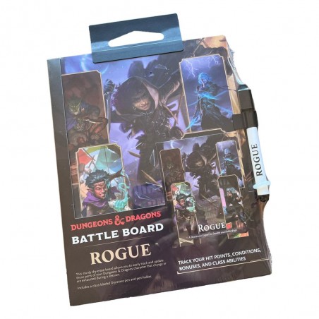 DUNGEONS AND DRAGONS ROGUE BATTLE BOARD SCHEDA PERSONAGGIO