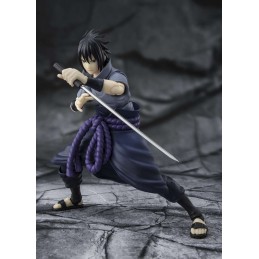 BANDAI NARUTO SHIPPUDEN SASUKE UCHIHA SOLITARY SHINOBI S.H. FIGUARTS SERIES ACTION FIGURE