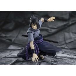 BANDAI NARUTO SHIPPUDEN SASUKE UCHIHA SOLITARY SHINOBI S.H. FIGUARTS SERIES ACTION FIGURE