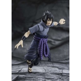 BANDAI NARUTO SHIPPUDEN SASUKE UCHIHA SOLITARY SHINOBI S.H. FIGUARTS SERIES ACTION FIGURE
