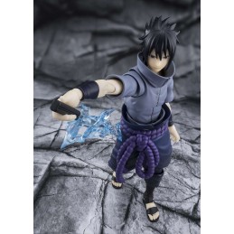 BANDAI NARUTO SHIPPUDEN SASUKE UCHIHA SOLITARY SHINOBI S.H. FIGUARTS SERIES ACTION FIGURE
