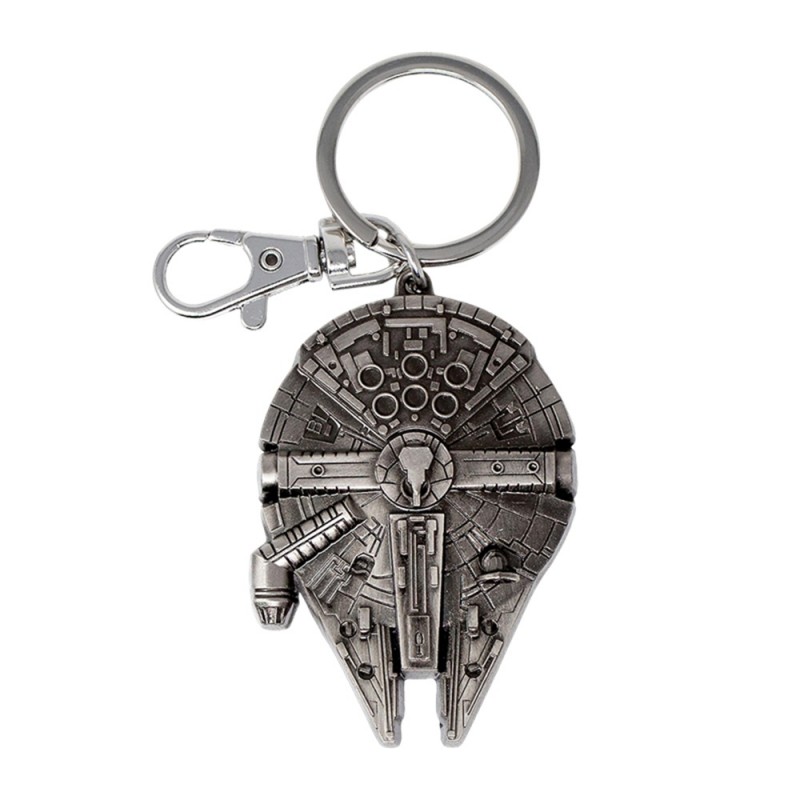 STAR WARS MILLENNIUM FALCON KEYCHAIN PORTACHIAVI IN METALLO MONOGRAM