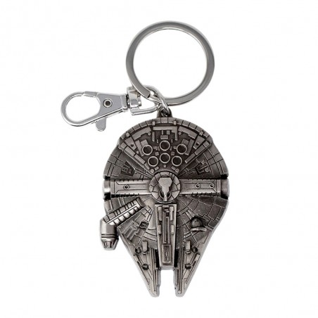 STAR WARS MILLENNIUM FALCON METAL KEYCHAIN