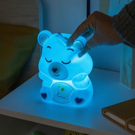 CARE BEARS BEDTIME BEAR SQUISHYGLO SILICONE LAMPADA