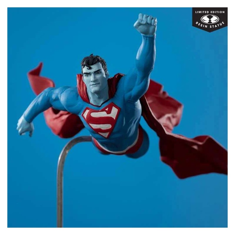 MC FARLANE DC DIRECT SUPERMAN RED & BLUE BY LEE BERMEJO RESIN STATUE FIGURE
