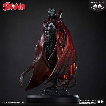 SPAWN BLACK WHITE & RED BY PUPETEER LEE STATUA FIGURE