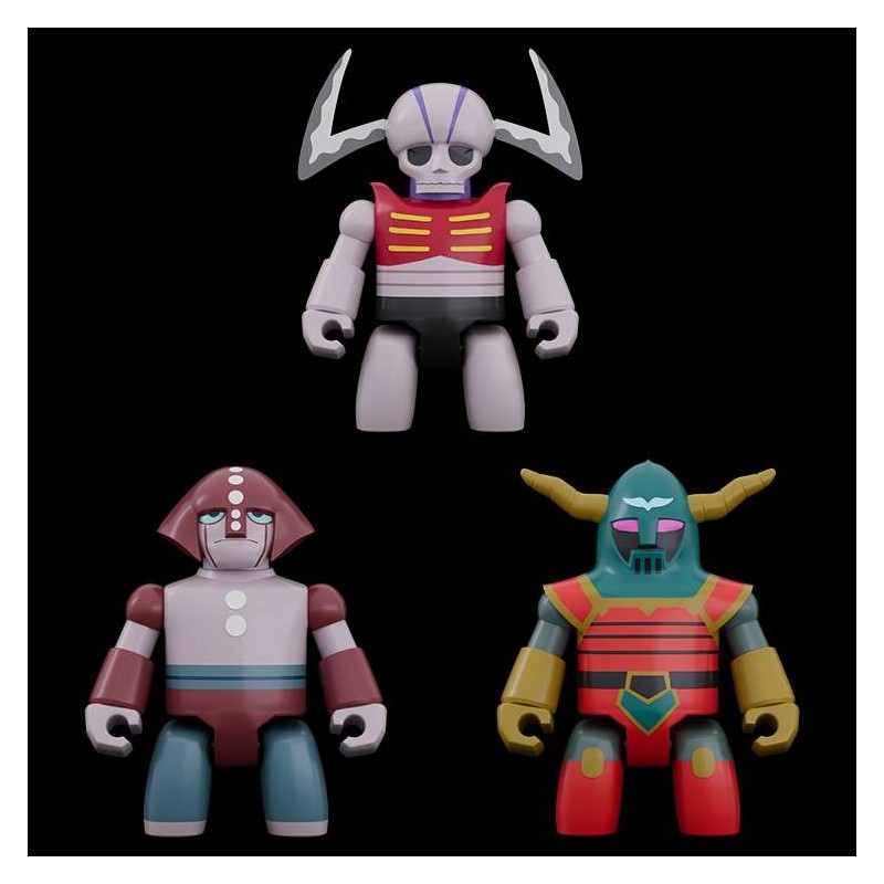 MAZINGER Z MECHANICAL BEASTS BRICKOID SET 3X ACTION FIGURE GOOD SMILE COMPANY
